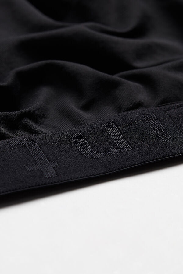 Slipuri din microfibră cu detaliu logo Slipuri din microfibră cu detaliu logo