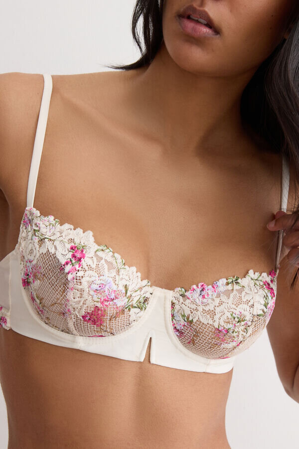 Sutien balconette Denise cu imprimeu Pretty Flowers Sutien balconette Denise cu imprimeu Pretty Flowers