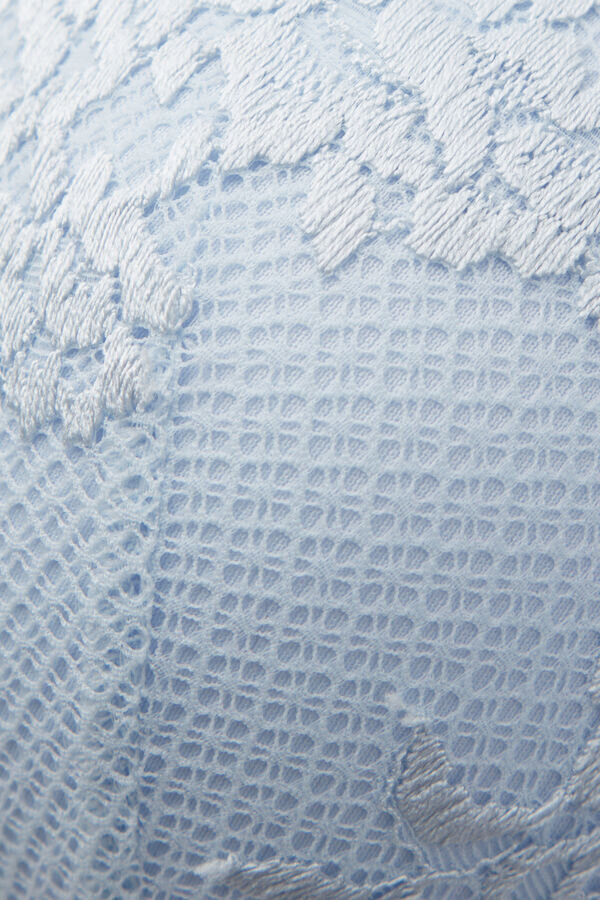 Sutien balconette din mătase și dantelă Sofia cu flori mătăsoase Sutien balconette din mătase și dantelă Sofia cu flori mătăsoase