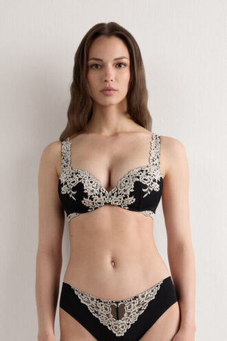 Sutien super push-up Pretty Flowers Gioia