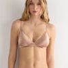 Sutien triunghiular Emma Refined Everyday Bralette din mătase