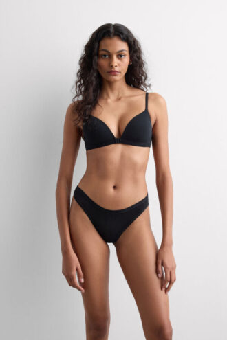 Sutien triunghiular Tiziana din bumbac ultraleger