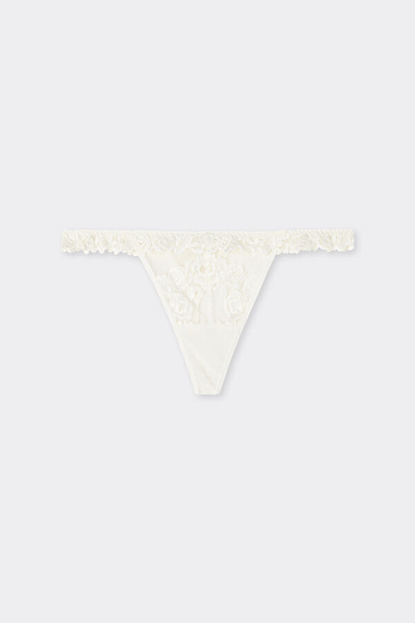 Tanga din tul cu flori drăguțe Tanga din tul cu flori drăguțe