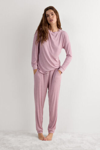 Top modal cu guler bateau și mâneci lungi, confortabil și elegant