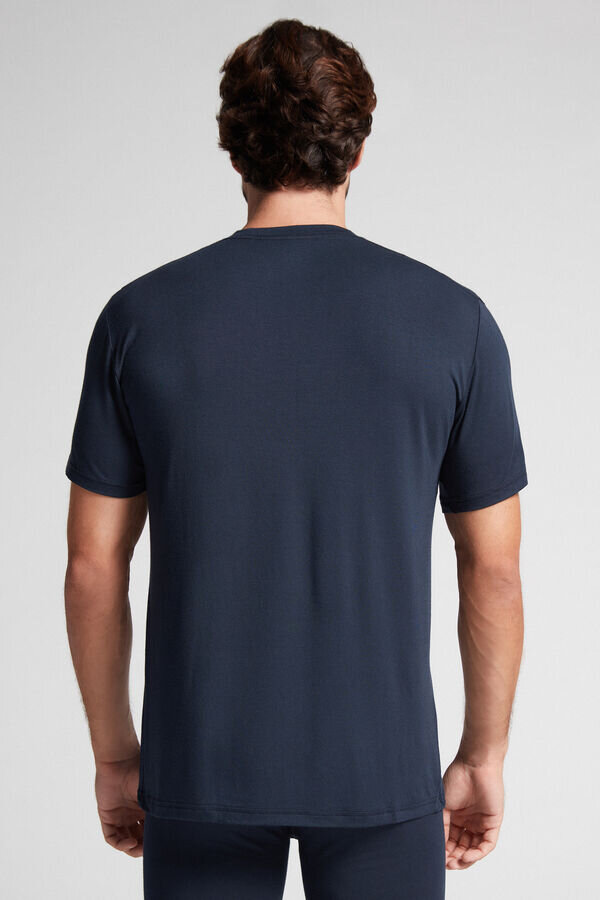 Tricou din modal și mătase Tricou din modal și mătase