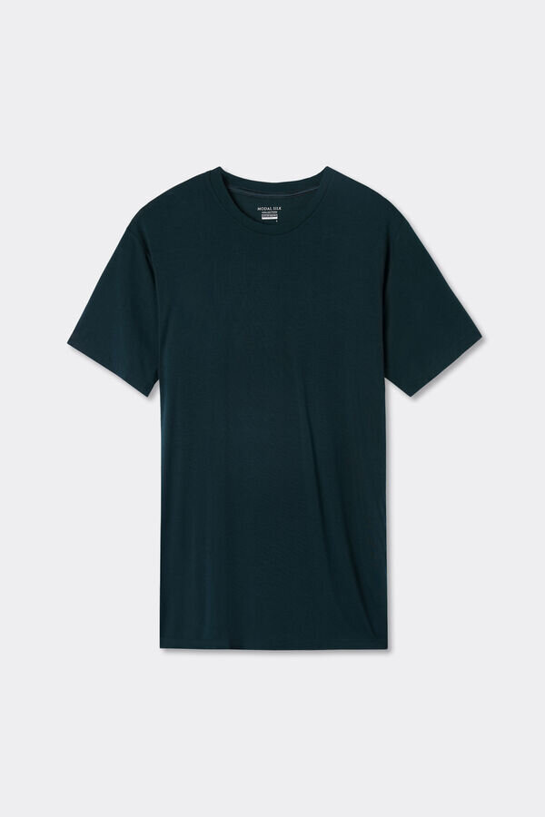 Tricou din modal și mătase Tricou din modal și mătase