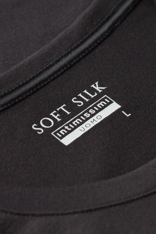 Tricou din modal și mătase Tricou din modal și mătase