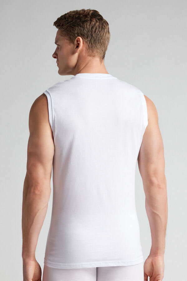 Tricou musculat din bumbac extrafin superior Tricou musculat din bumbac extrafin superior