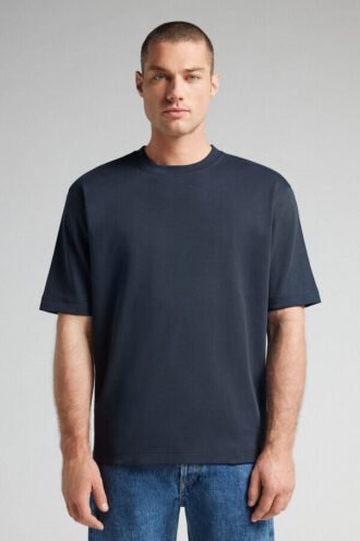 Tricou oversized din bumbac interlock