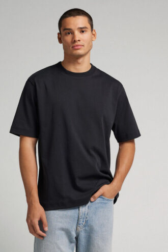 Tricou oversized din bumbac interlock