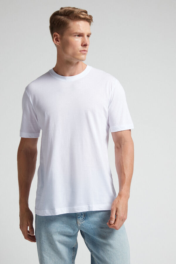 Tricou regular fit din bumbac extrafin superior Tricou regular fit din bumbac extrafin superior